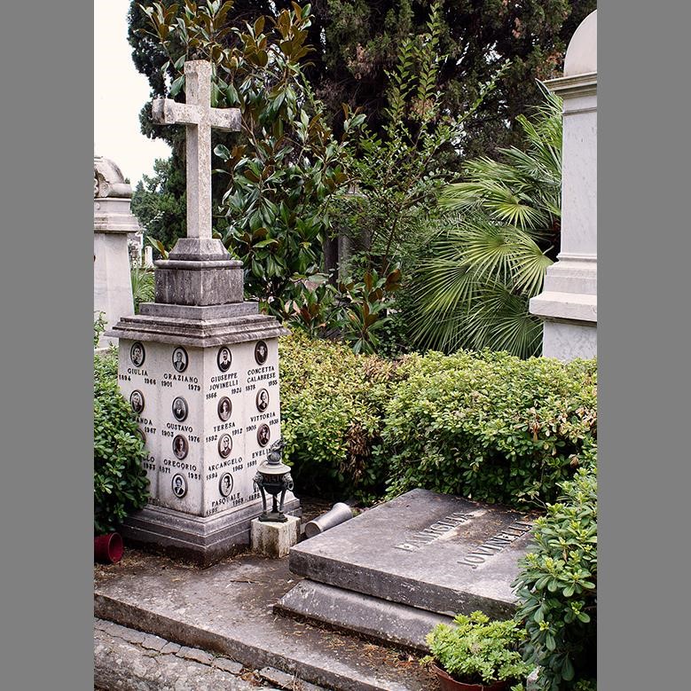 Tomba Giuseppe Jovinelli - Rampa Caracciolo, Riquadro 112, tomba 18