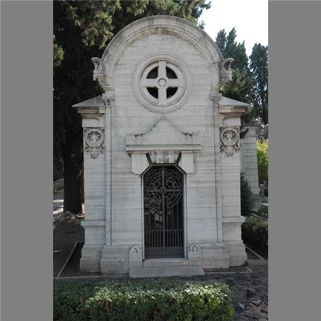 Tomba Sergio Amidei - Altopiano Pincetto, riquadro 45, in cappella Rossellini