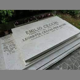 Tomba Emilio Cecchi - Ex Civili: Riquadro 19, tomba 9