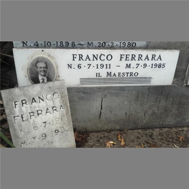 Tomba Franco Ferrara - Altopiano Pincetto, Riquadro 15, tomba 12, in tomba Nicolai