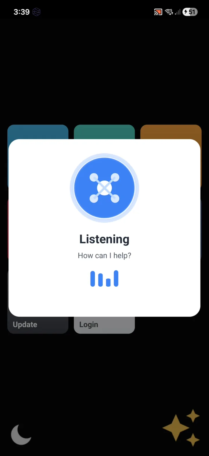 AvaLux AI listening on AvaLux Spark
