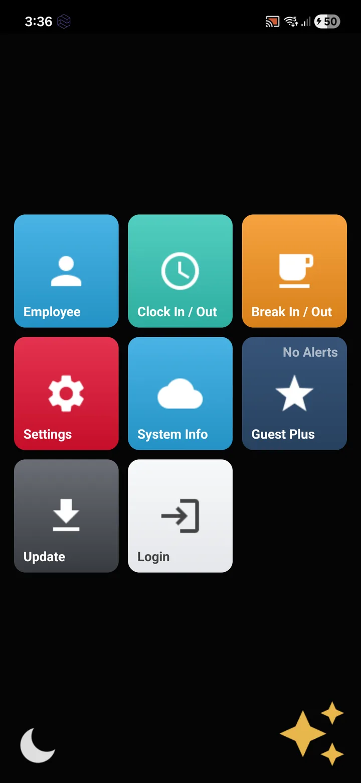 AvaLux Spark home screen