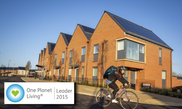 NW Bicester One Planet Living Leader banner