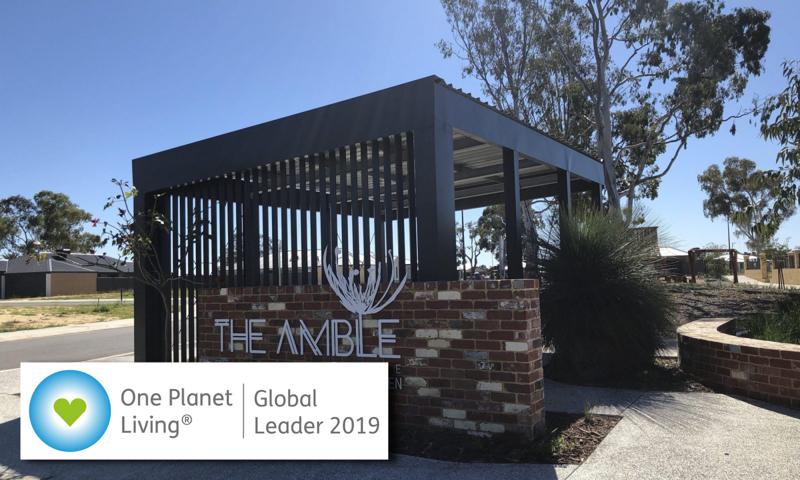 The Amble Estate One Planet Living Global leader web banner