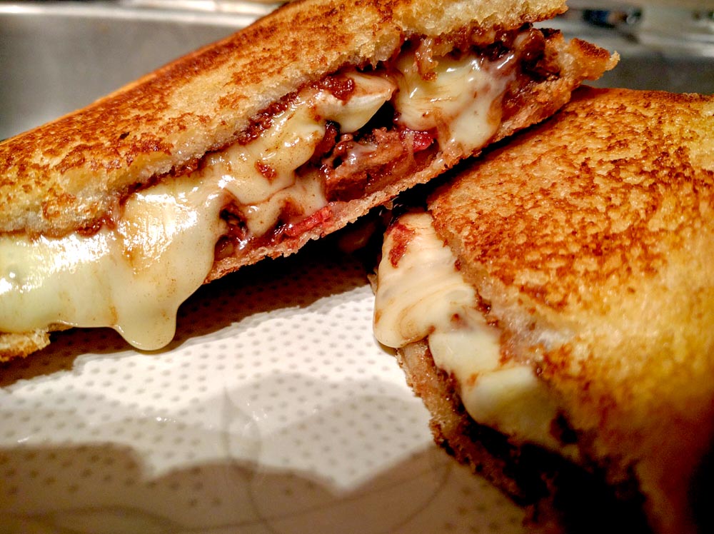 Nutella, Brie & Bacon Grilled Cheese