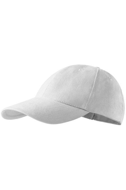6-dijelna bejzbolska kapa, bijela