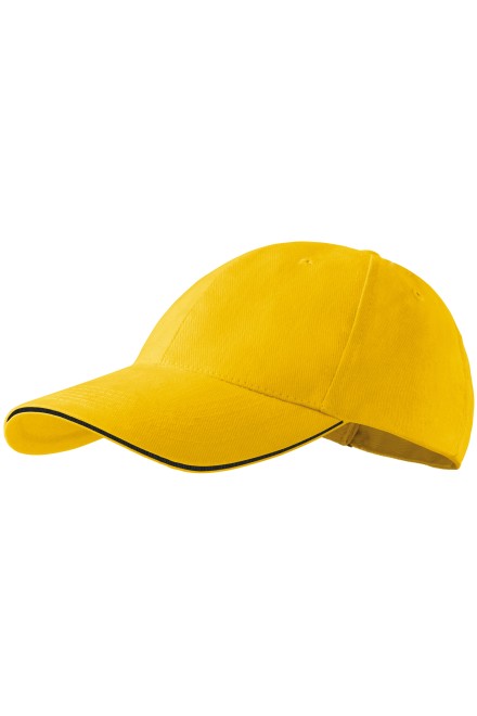 Kontrastna kapa, žuta boja