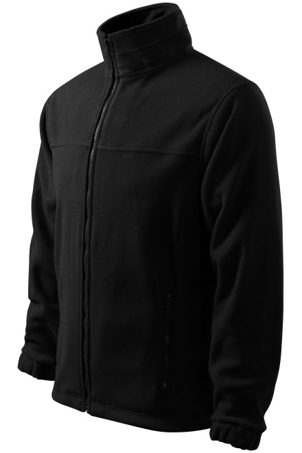 Muška flisova jakna, crno