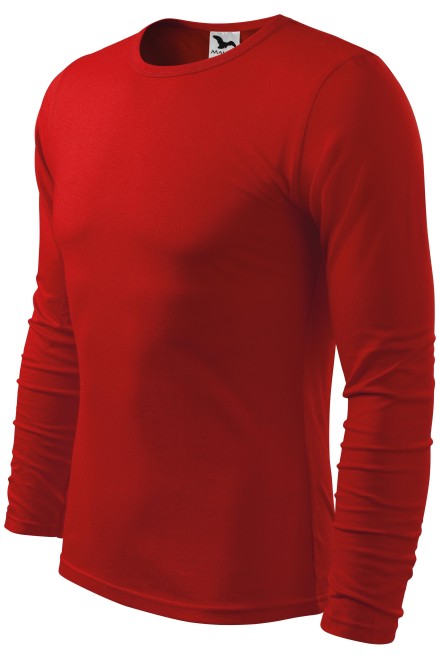 Muška majica dugih rukava, crvena