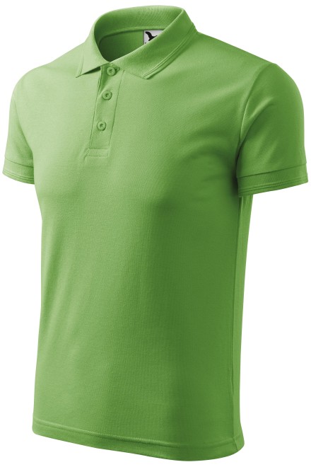 Muška široka polo majica, grašak zeleni