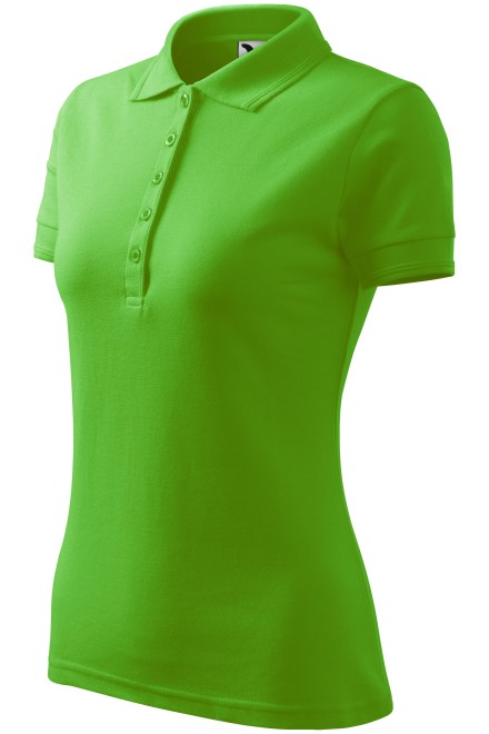 Ženska elegantna polo majica, jabuka zelena