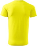 Muška jednostavna majica, limun žuto