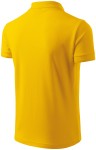 Muška široka polo majica, žuta boja