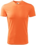 Sportska majica za djecu, neonska mandarina