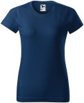 Ženska jednostavna majica, ponoćno plava