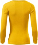 Ženska majica dugih rukava, žuta boja
