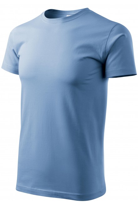 Pánské triko jednoduché, nebeská modrá