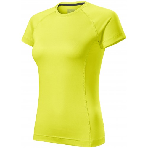 Dámské triko na sport, neonová žlutá, XL