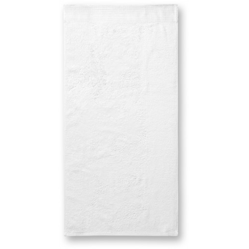 Bambusový ručník, bílá, 50x100cm