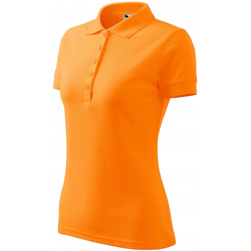 Dámská elegantní polokošile, mandarinková oranžová, 2XL