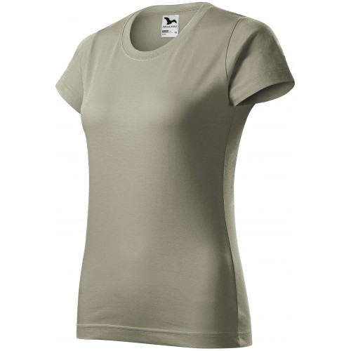 Dámské triko jednoduché, svetlá khaki, 2XL