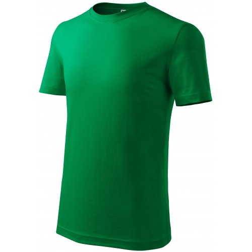 Dětské tričko klasické na leto, trávově zelená, 110cm / 4roky