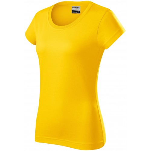 Odolné dámské tričko tlustší, žlutá, S