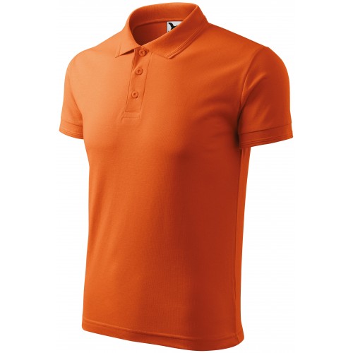 Pánská volná polokošile, oranžová, 4XL