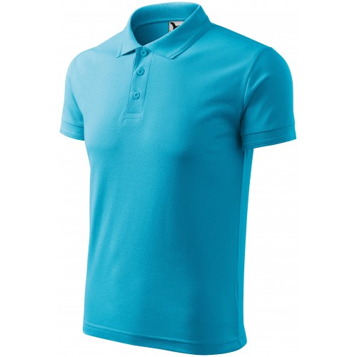 Pánská volná polokošile, tyrkysová, 2XL Pánská volná polokošile, tyrkysová, 2XL