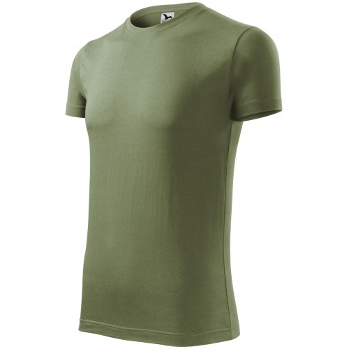 Pánské módní tričko, khaki, 2XL