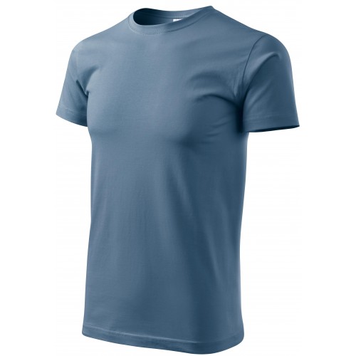 Tričko vyšší gramáže unisex, denim, S Tričko vyšší gramáže unisex, denim, S