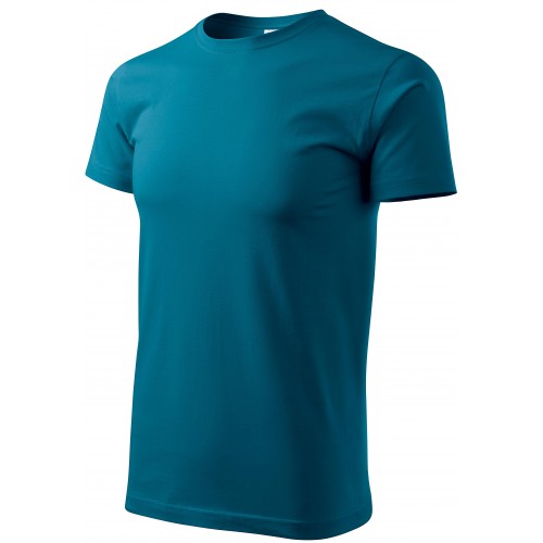 Tričko vyšší gramáže unisex, petrol blue, M