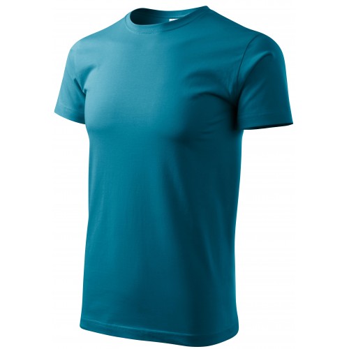 Tričko vyšší gramáže unisex, tmavý tyrkys, XS Tričko vyšší gramáže unisex, tmavý tyrkys, XS