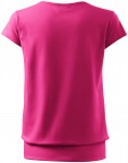 Dámské trendové tričko, purpurová