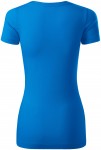 Dámské triko s ozdobným prošitím, snorkel blue