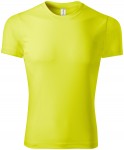 Sportovní tričko unisex, neonová žlutá