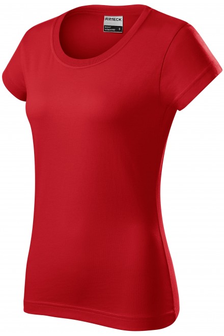 Odolné dámske tričko hrubšie, červená