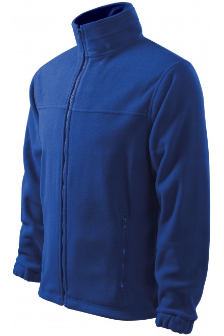 pánske mikiny bez kapucne - Pánska fleecová bunda, kráľovská modrá