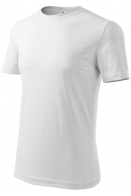 bavlnené tričká pánske - Pánske tričko klasické, biela
