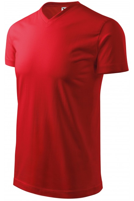 Tričko s krátkym rukávom, hrubšie, červená