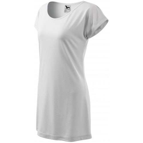 E-shop Dámske splývavé tričko/šaty, biela