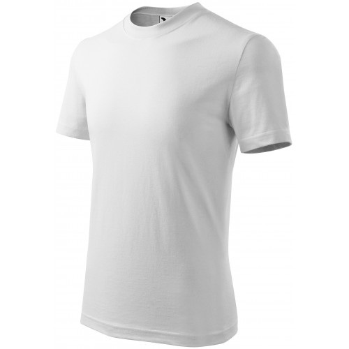 E-shop Detské tričko jednoduché, biela, 134cm / 8rokov