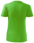 Dámske tričko klasické, jablkovo zelená