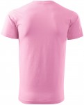 Pánske tričko jednoduché, ružová