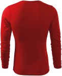 Pánske tričko s dlhým rukávom, červená