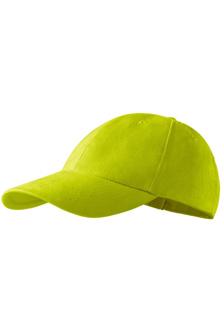 6-панелна бейзболна шапка, липово зелено