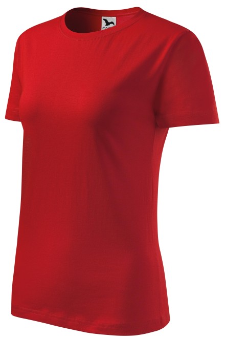 Дамска класическа тениска, червен
