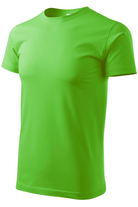 Мъжка семпла тениска, ябълково зелено