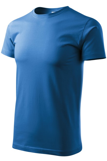Мъжка семпла тениска, светло синьо