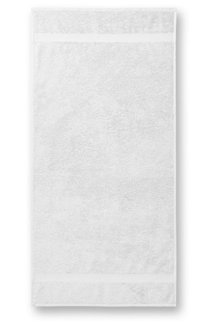 Памучна тежка кърпа, 50х100см, Бял